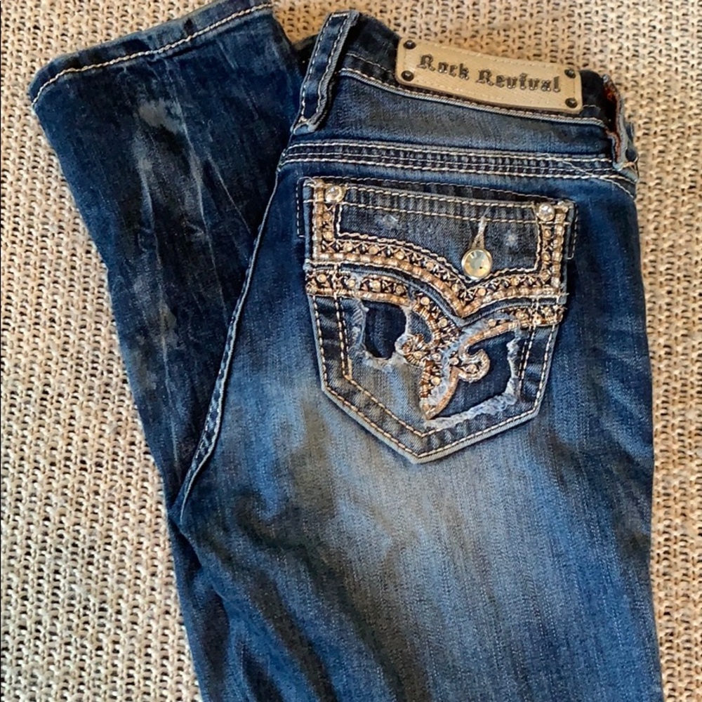 Rock Revival Betty Straight Jeans 27